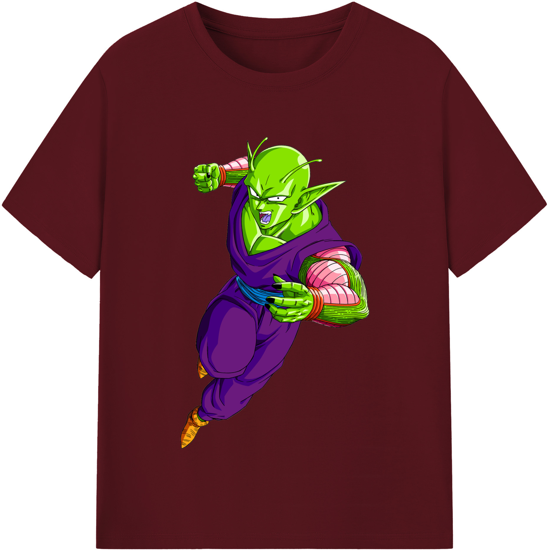 （画像用） ドラゴンボール ピッコロ DRAGON BALL Piccolo 綿100％半袖Tシャツ（フロントプリント）